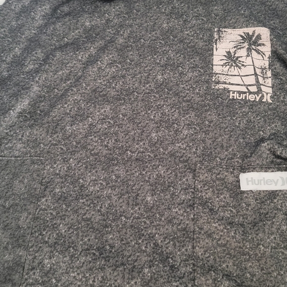 Hurley Soft Women's Gray Hoodie with Palm Design Size M - Picture 2 of 5